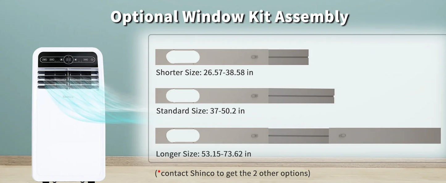 Shinco 12000 BTU Smart WiFi Portable Air Conditioner