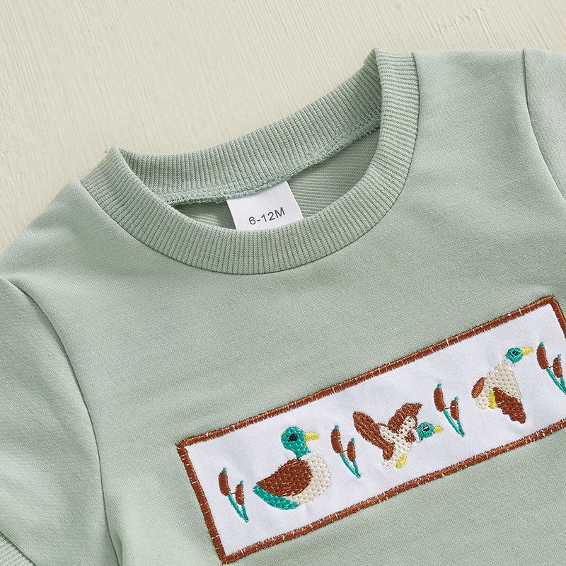 Toddler Boys Animal Print T Shirt And Camo Shorts Set