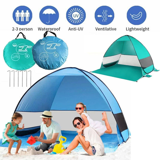 Hign Concerned Pop Up Beach Tent Camping Shade Shelter