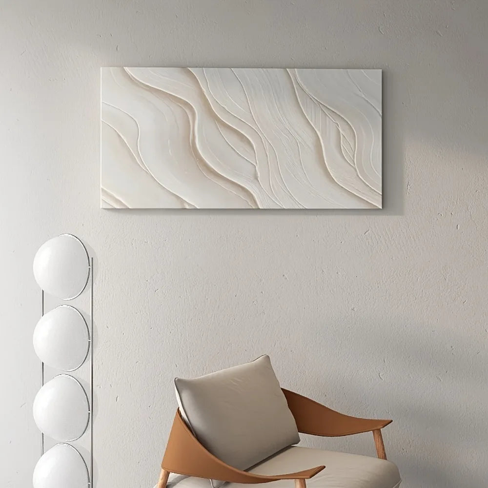 Hign-concerned Modern Abstract Pine Wood Frame Art Canvas
