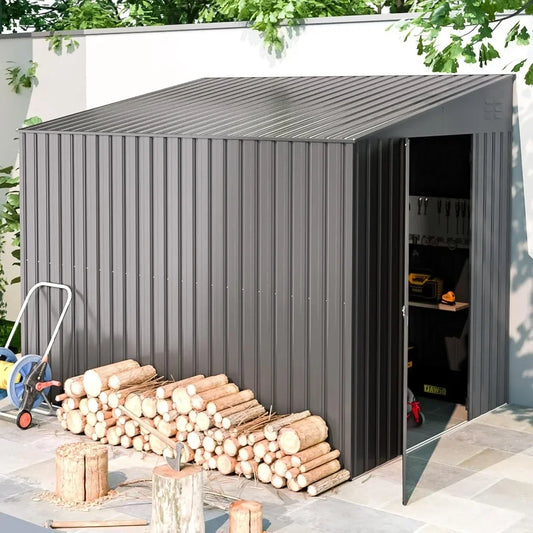 Outdoor Metal Shed For Garden Storage And Tools Unit