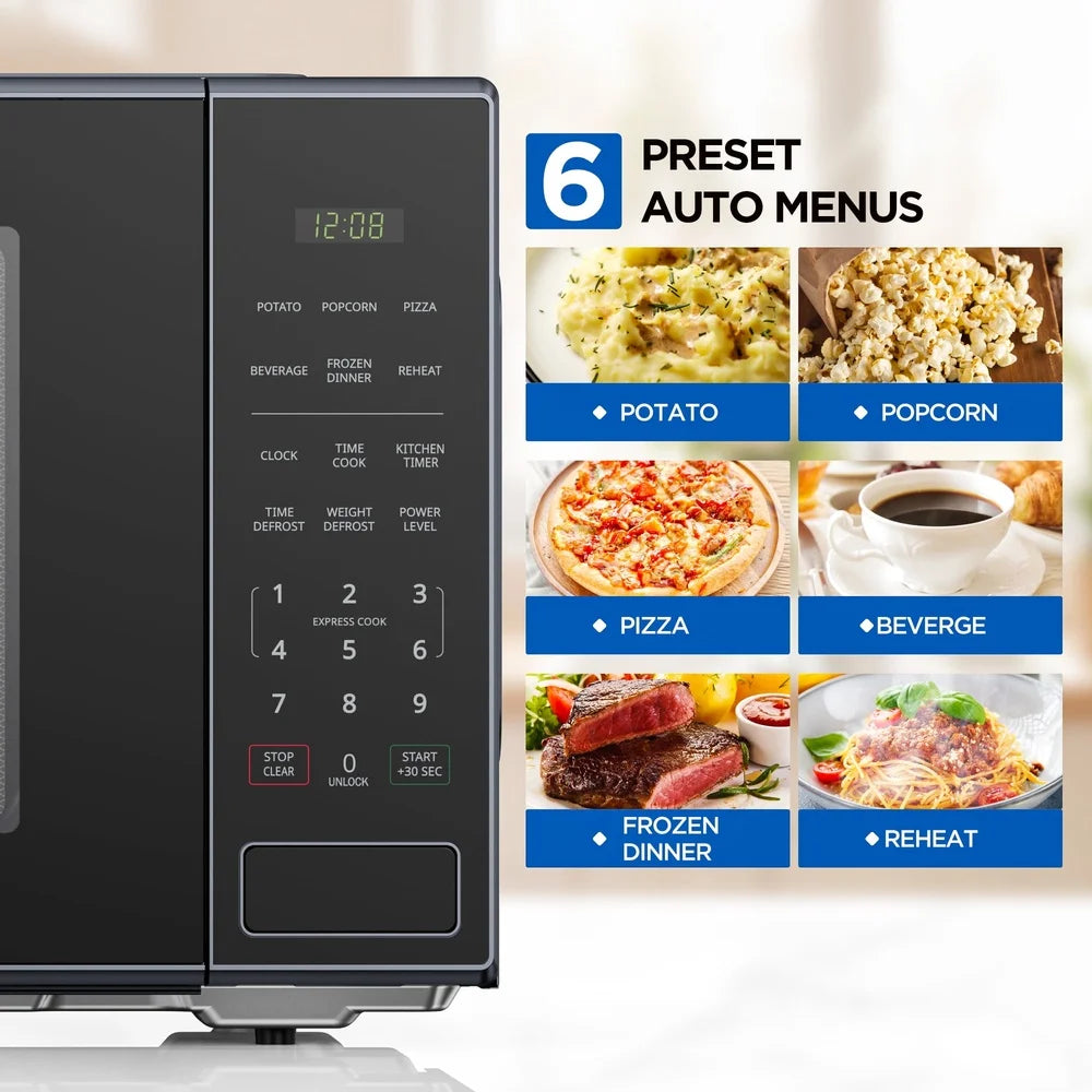 XMSJ Countertop Microwave Oven 1200W With Child Safety Lock