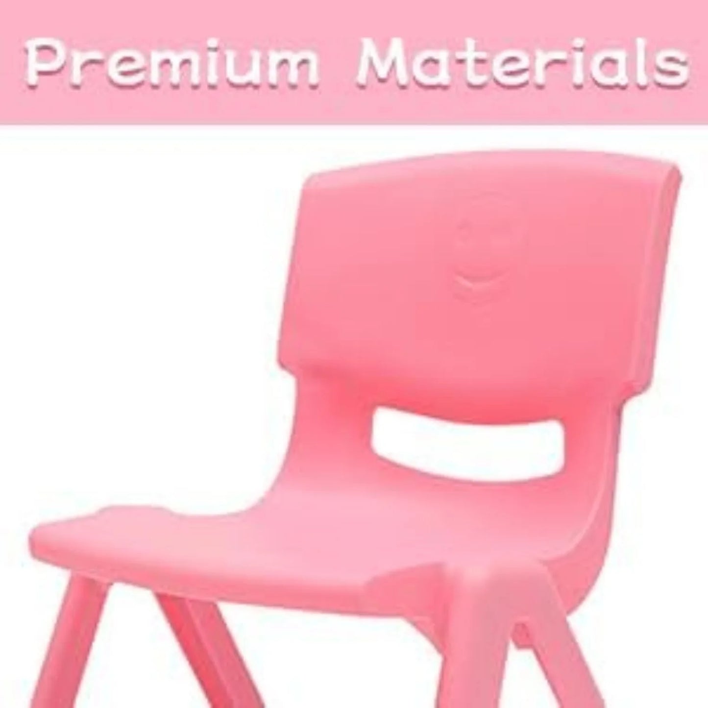 BymaocarHign-concerned Stacking Stools 6 Piece Plastic Classroom Chairs