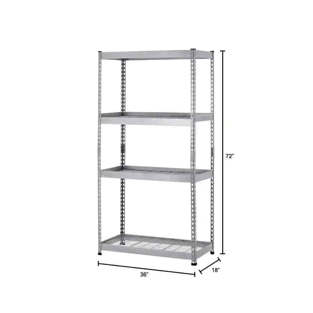 Heavy Duty Steel Garage Shelving Unit Adjustable 4 Tier