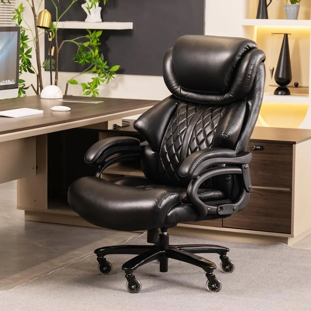 Heavy Duty 500lbs Big And Tall Office Chair 360 Deg Swivel
