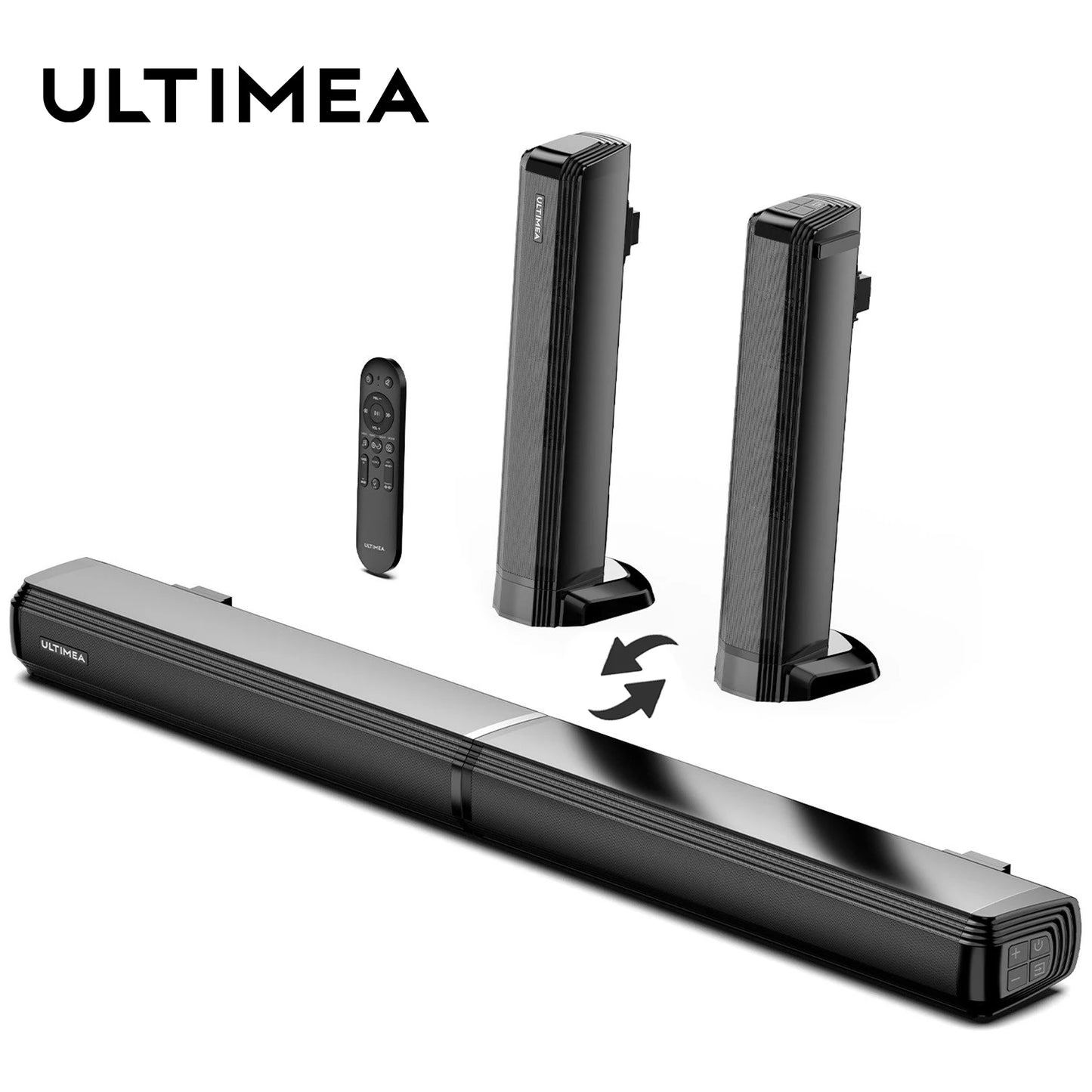 Ultimea 100W TV Sound Bar Detachable Bluetooth Apollo S40