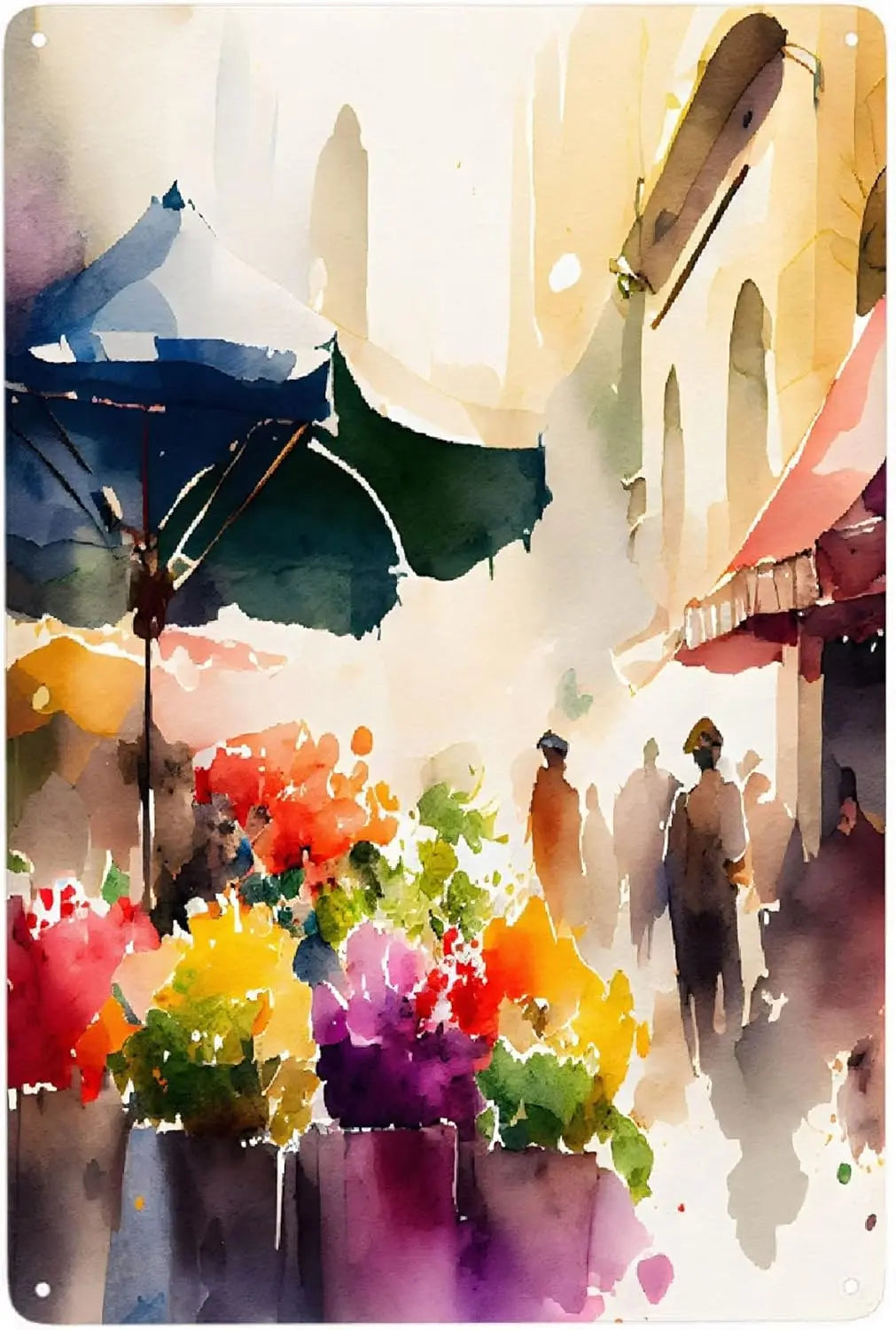 Clear Picture Flower Metal Poster Aluminum Wall Art