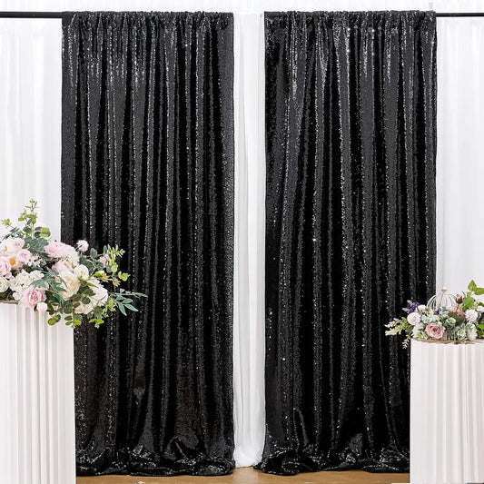 Hign-concerned Sequin Backdrop Curtain for Party Decor