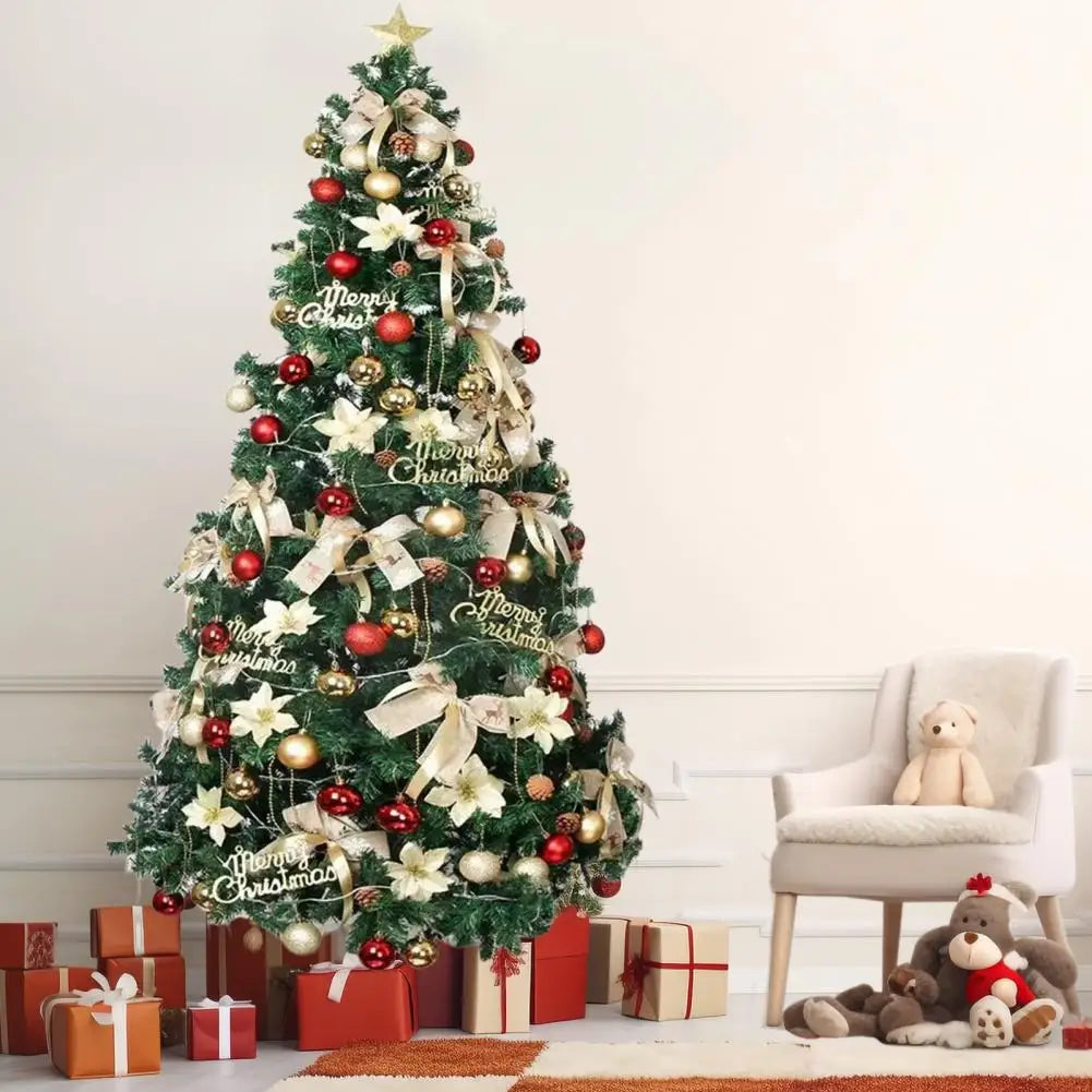 Christmas Pencil Tree With Iron Base Thick Branch Tips