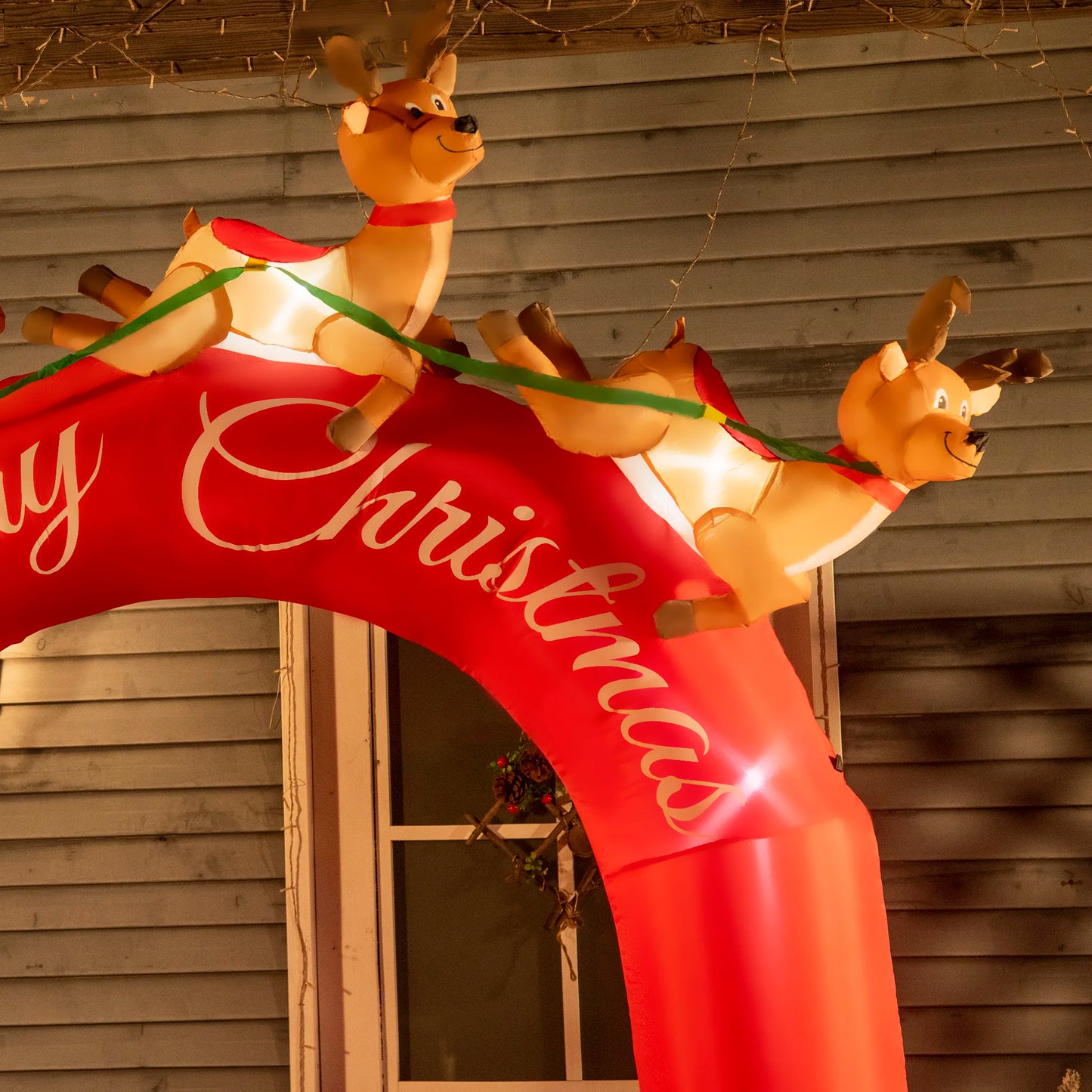 Zhejiang Inflatable Christmas Arch Lighted Outdoor Decor