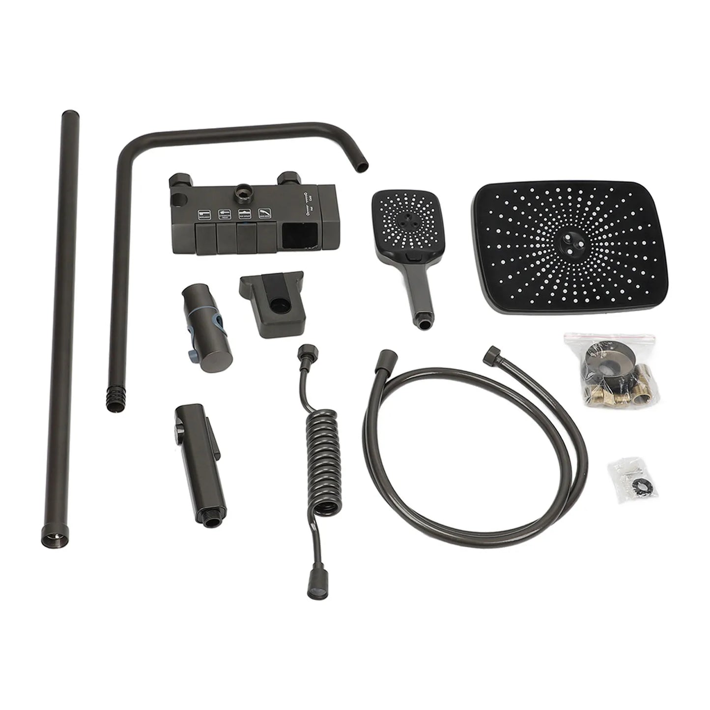 TOPINCN Rainfall Shower Head Set With Handheld Sprayer