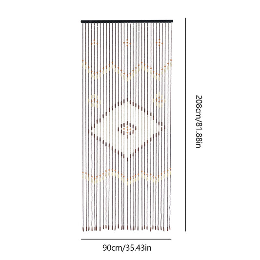 Zhejiang Wooden Bead String Door Curtain 31 Line Fly Screen