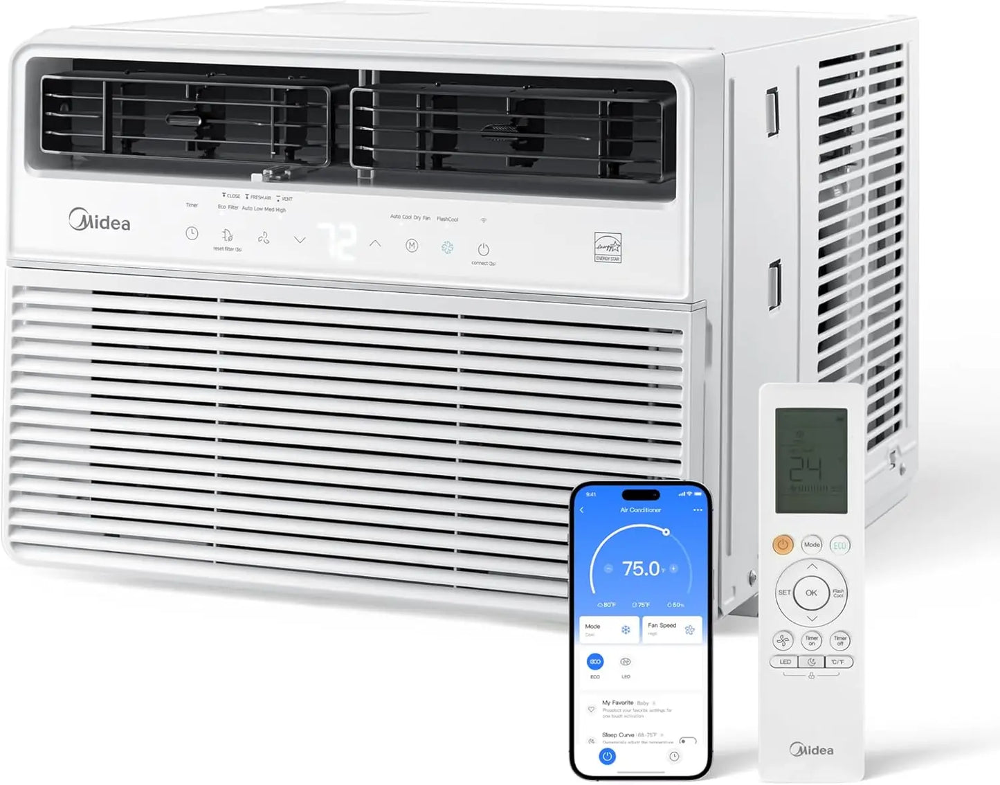 XMSJ Smart Inverter Window AC 12000 BTU With App Alexa