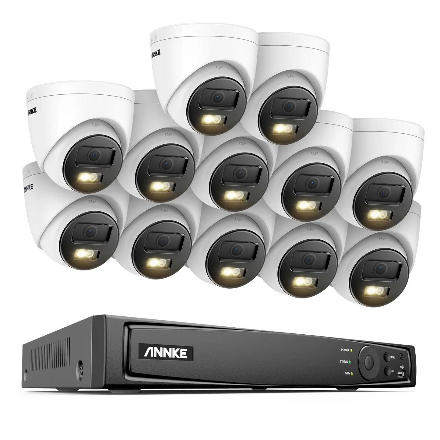 ANNKE 16 Channel NVR 12MP HD IP Security Camera System
