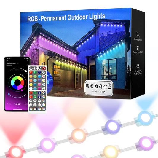 Aiopp RGB Outdoor LED Lights With App And Remote Control