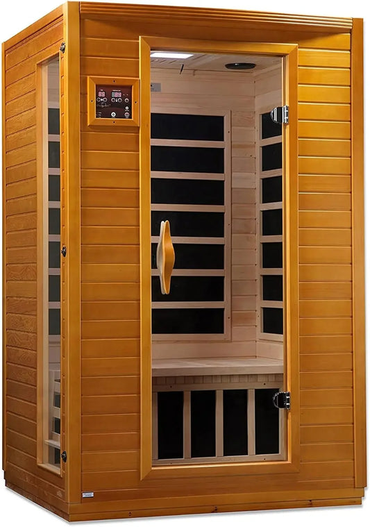 FAR Infrared Sauna with Red Light Therapy and Bluetooth Speakers