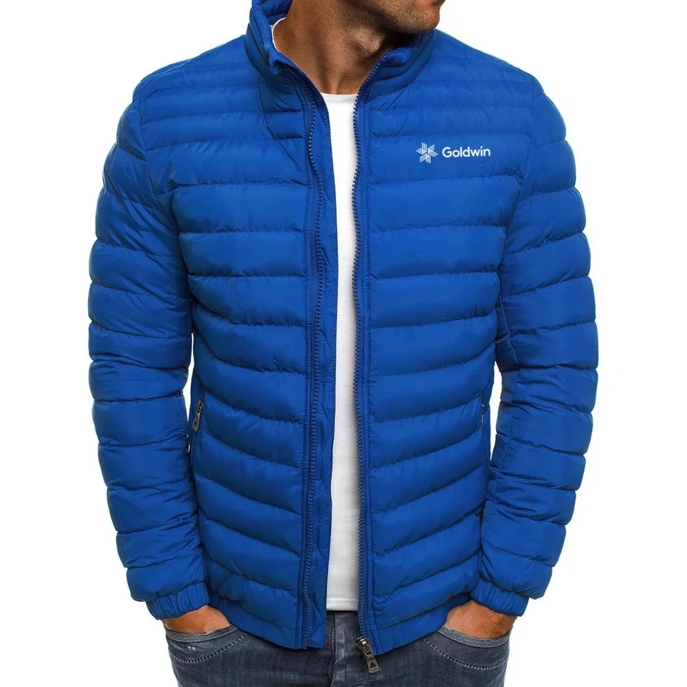 CN Hunan Jiangxi Mens Zippered Winter Jacket Outerwear