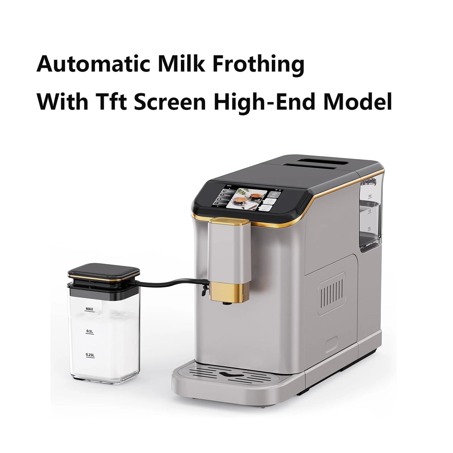 Adoolla 20 Bar Touch Screen Espresso Machine With Grinder