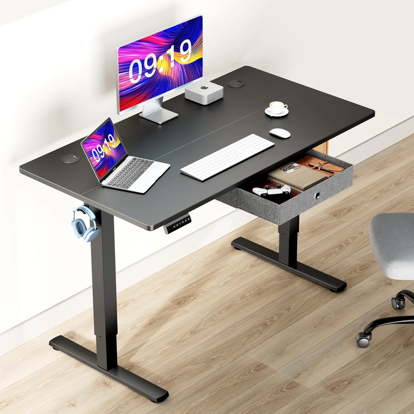 JHK Electric Standing Desk Height Adjustable Ergonomic Computer Desk