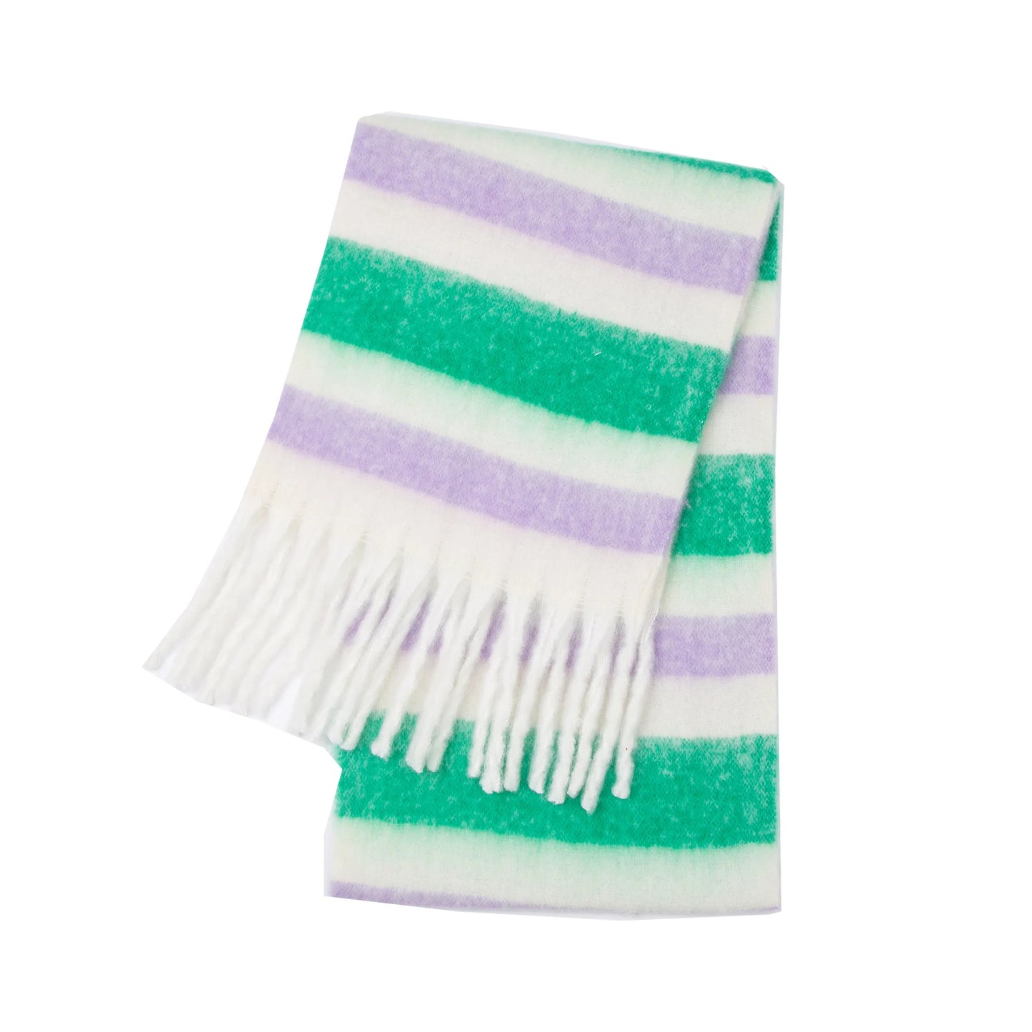 SENAIFEICN Winter Thick Warm Scarf Women Polyester Shawl