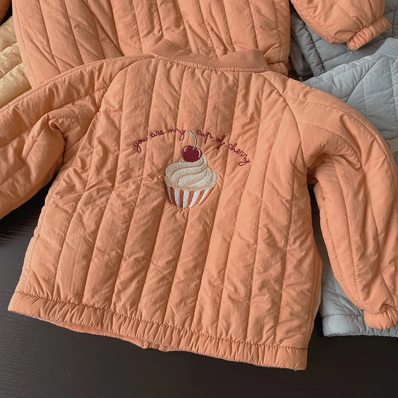 HiPapaCN Kids Warm Thickened Down Cotton Jacket Outerwear