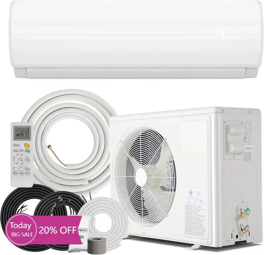 12000 BTU Mini Split Air Conditioner Conditioner Inverter Heater 19 SEER2