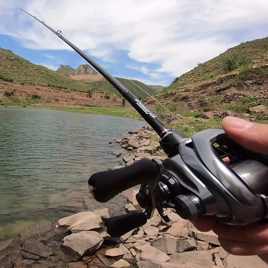 Fly Fishing Rod Multilayer Carbon Wrapped Foldable Medium Fast Action