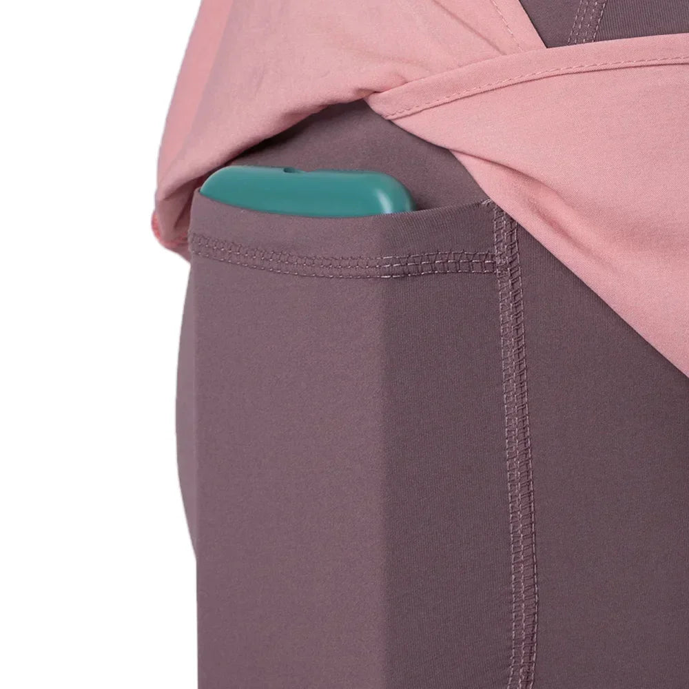 Women 2-In-1 Running Shorts With Pocket Liner And Wide Waistband