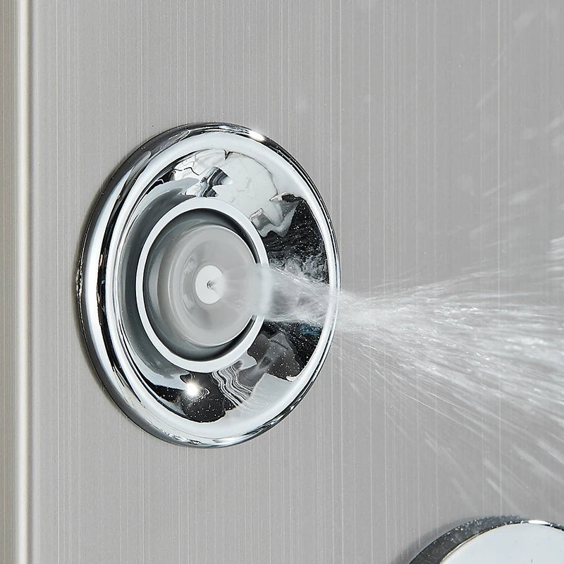 MYQualife LED Rainfall Waterfall Shower Panel System