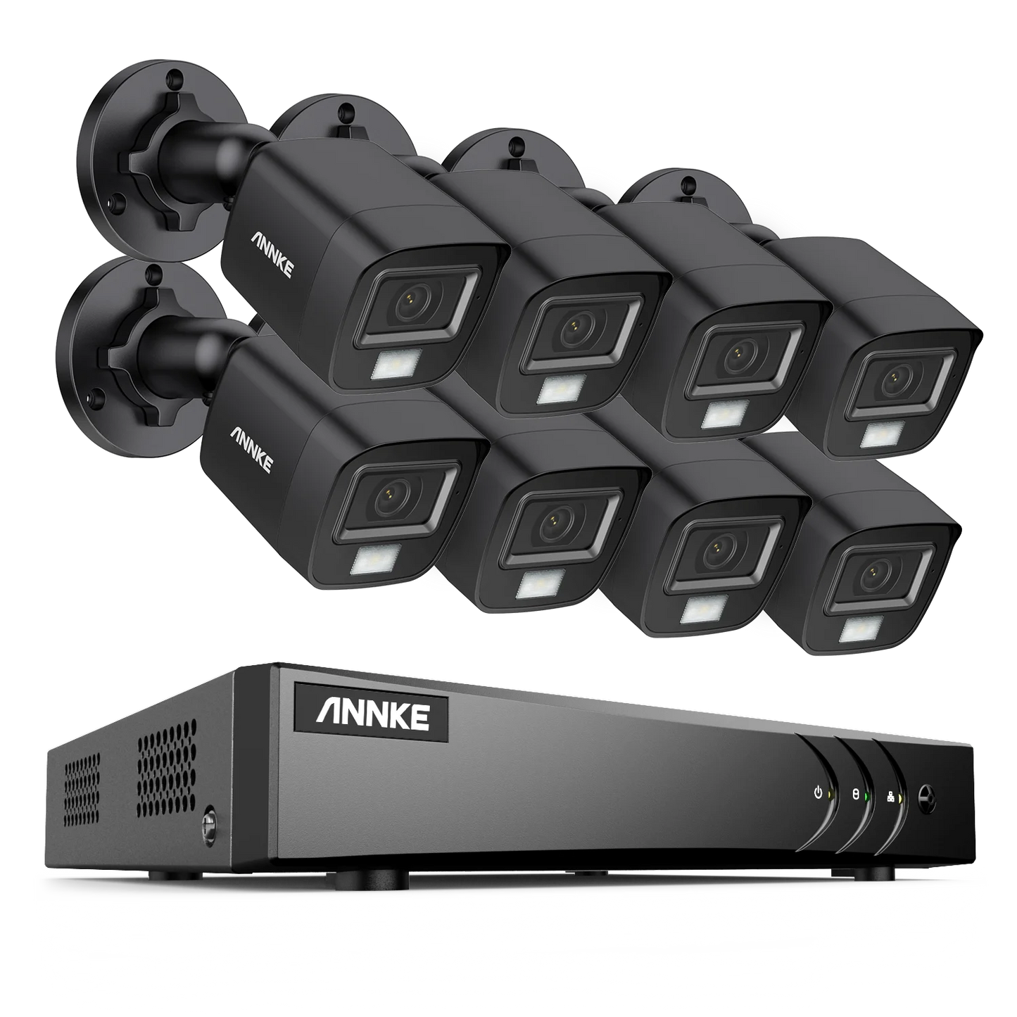 ANNKE H265 5MP Lite 8 Channel DVR CCTV Security System With 8 Outdoor Cameras
