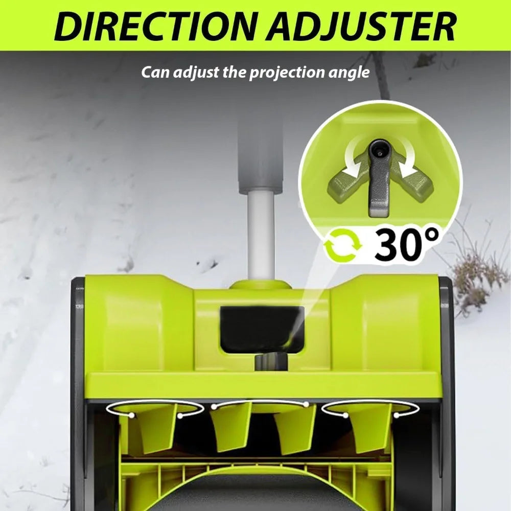 Brushless Cordless Snow Shovel 40V Battery Powered Snow Blower