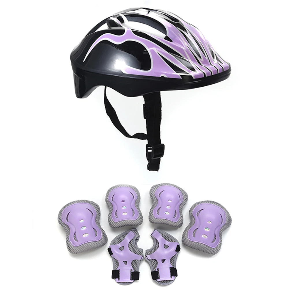 VKTECH Kids Bike Helmet And Protective Gear Set For Bicycle