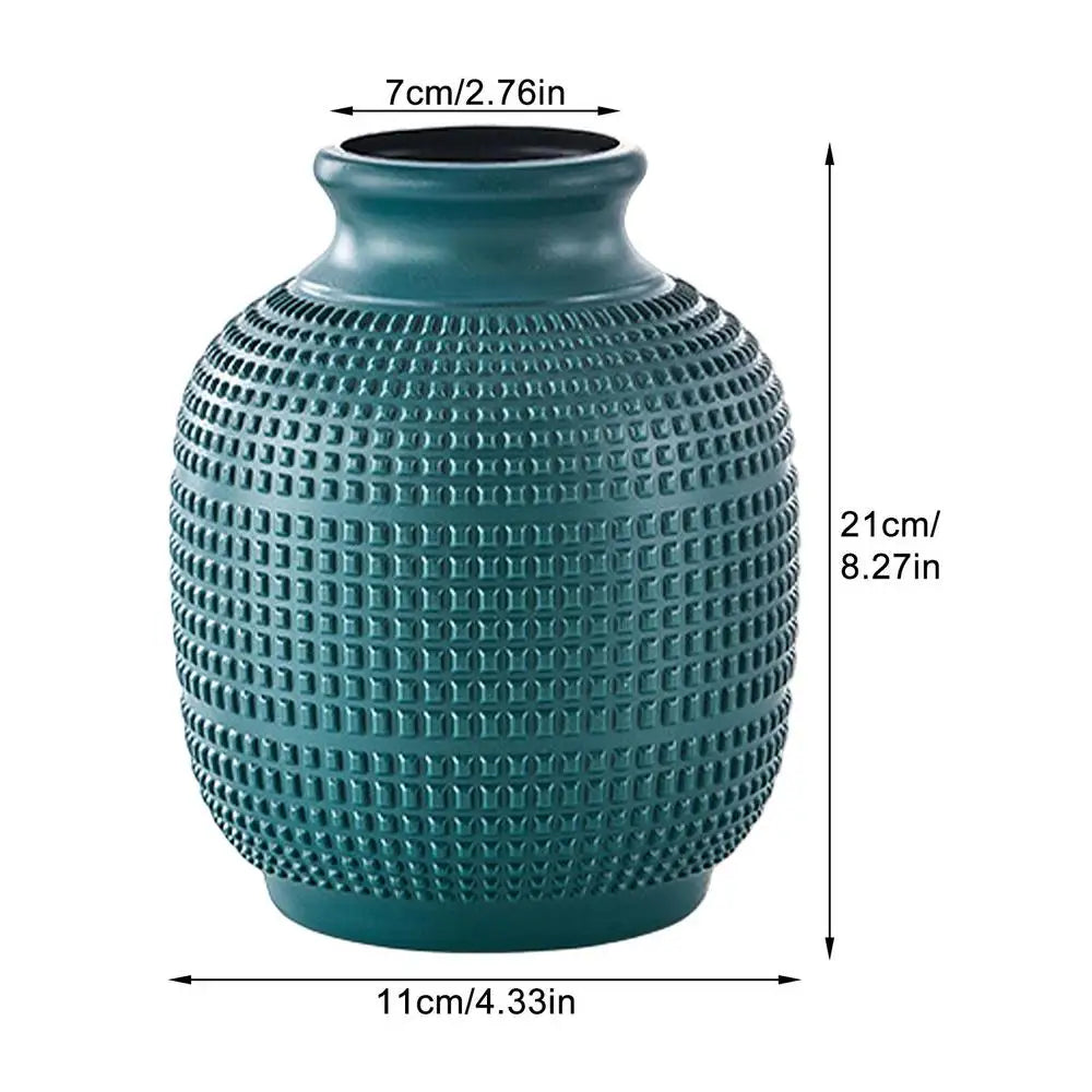 Function Ceramic Look Vase Centerpiece For Home Decor