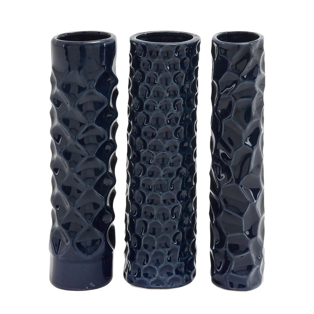 Hign-concerned Ceramic Vases Geometric Cylinder Design
