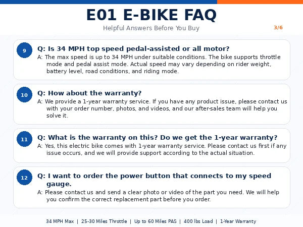EOEOTWO 1500W Fat Tire Electric Bike For Adults 34MPH
