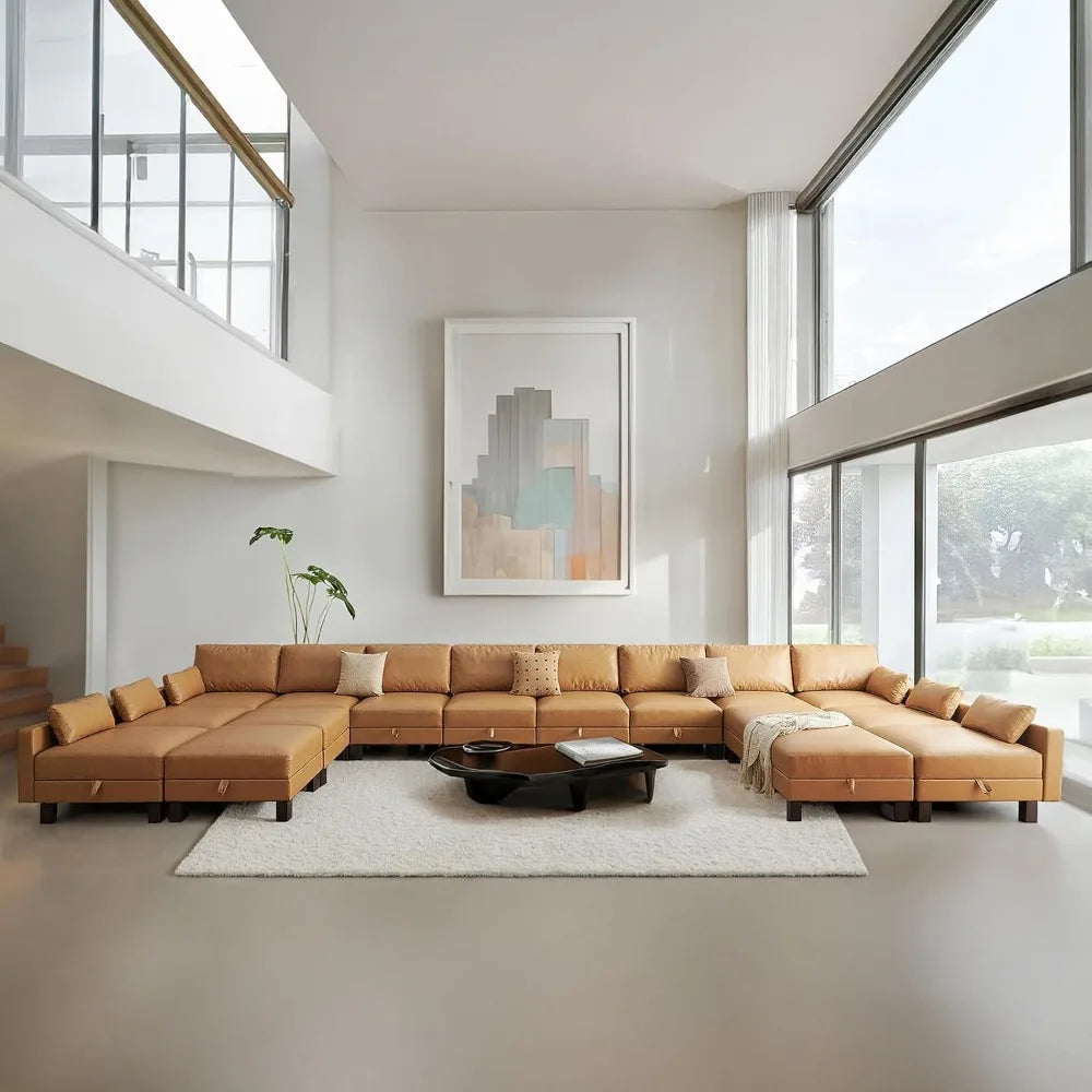 XMSJ Modular Sectional Sofa With Storage For Living Room