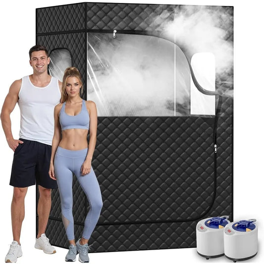 Hign-concerned Portable Steam Sauna 2 Person With Remote