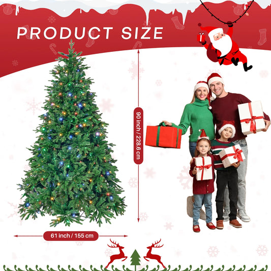 Redlife Christmas Tree with 23 LED Lights Metal Stand