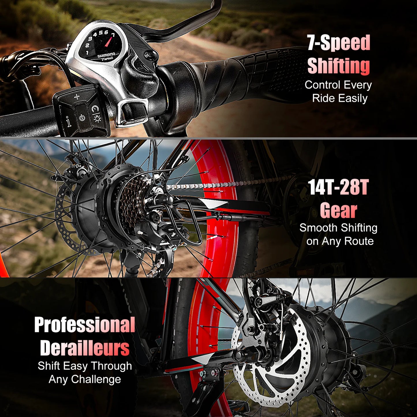 EOEOTWO 1500W Fat Tire Electric Bike For Adults 34MPH