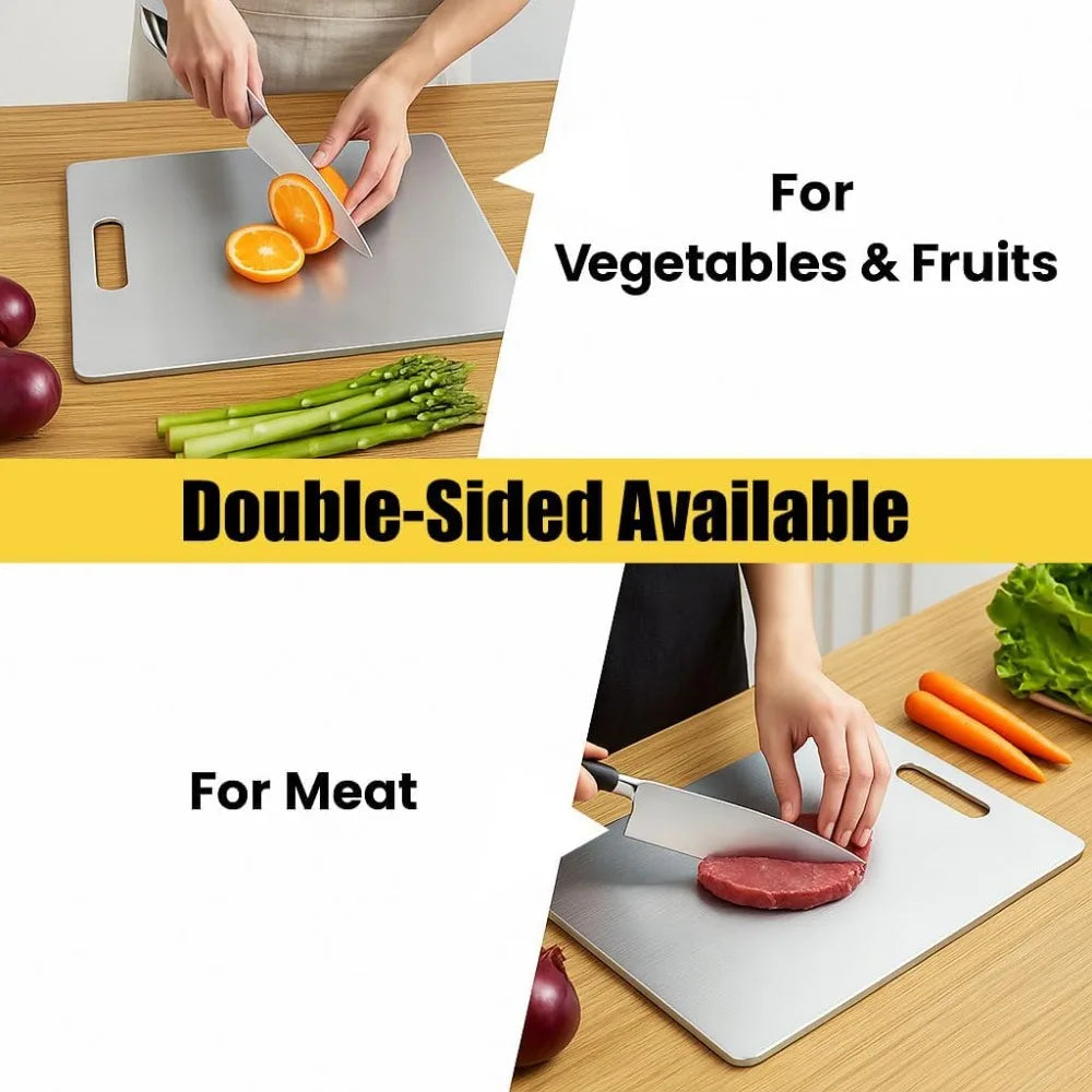 Titanium Cutting Board Set Three Pieces Durable Double Sided