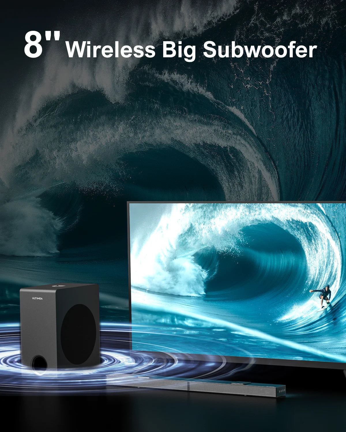 Ultimea 520W 5.1.2 Dolby Atmos Soundbar for Smart TV