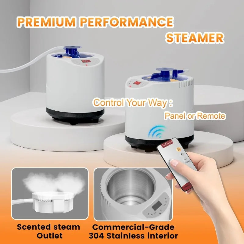 Hign-concerned Portable Steam Sauna 2 Person With Remote