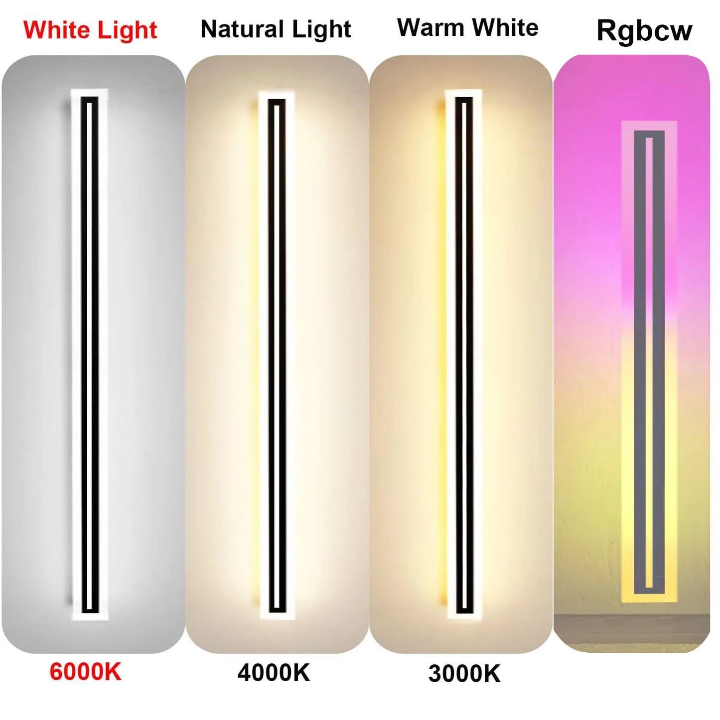 Outdoor Long Strip Modern LED Wall Light Sconce IP67