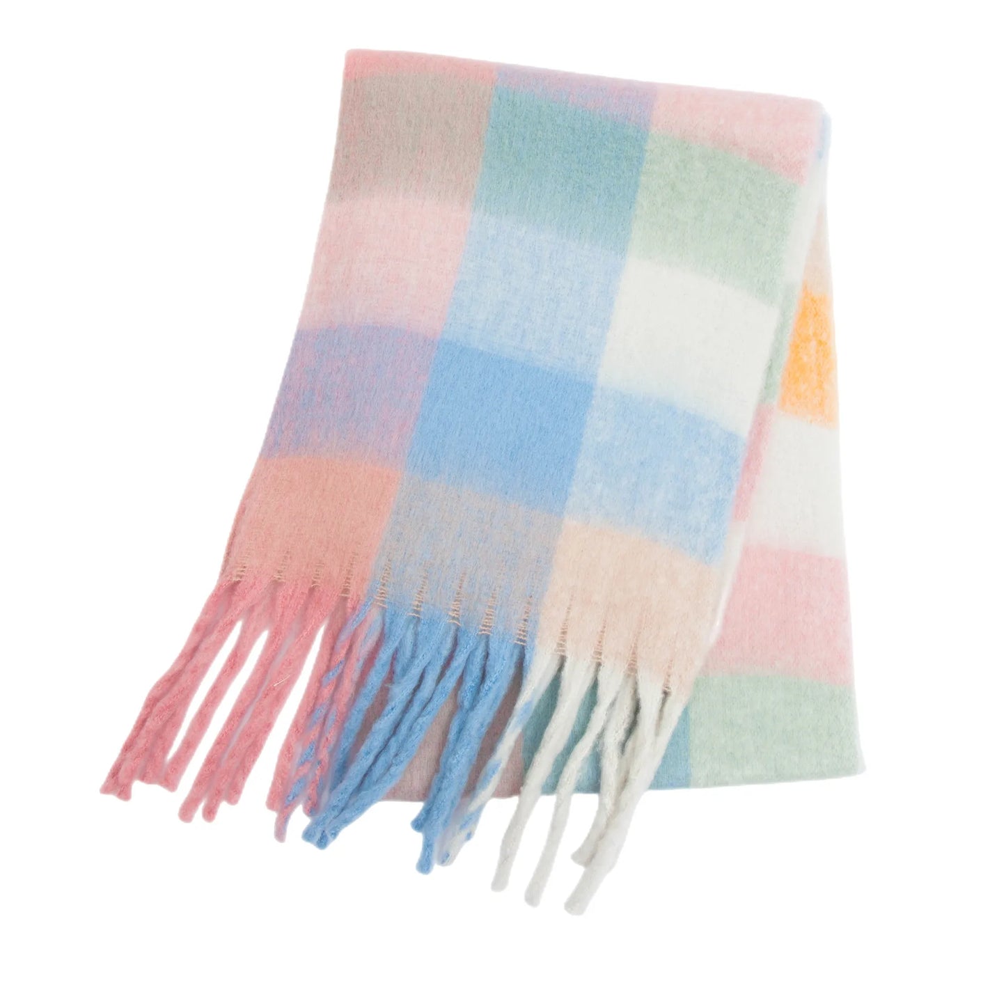 SENAIFEICN Winter Thick Warm Scarf Women Polyester Shawl