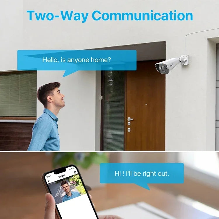 H.265 8MP Outdoor PoE CCTV Camera System Night Vision