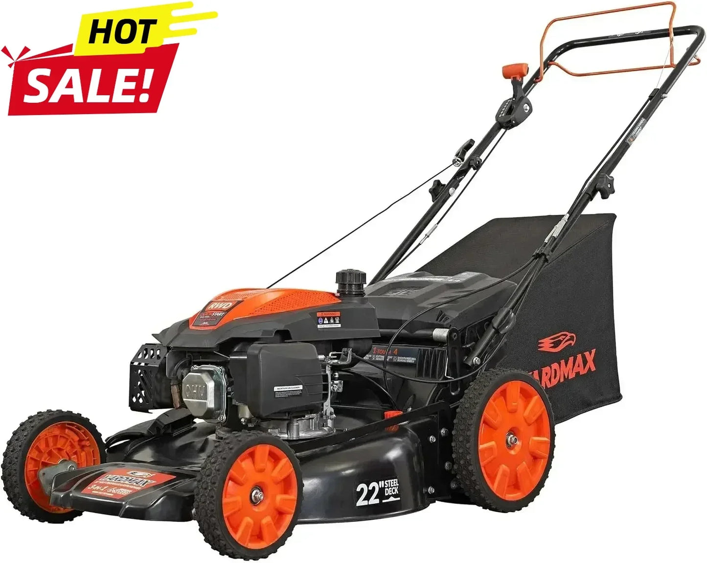 22 Inch 201cc Pace 6 Speed Self Propelled Lawn Mower