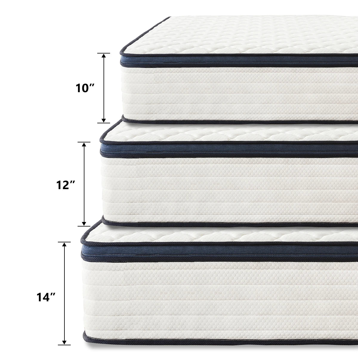 Amztree Gel Memory Foam Hybrid Mattress Pressure Relief Motion Isolation