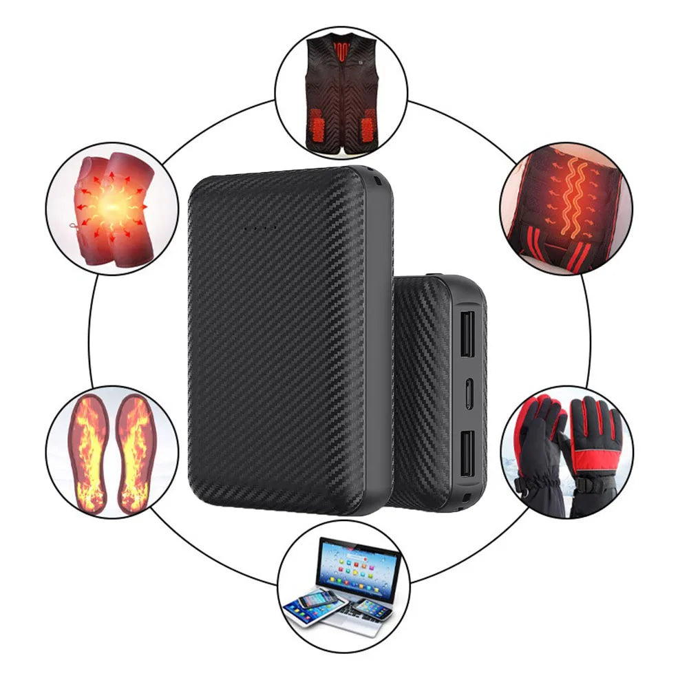 MCDVGear 20000mAh Power Bank Heated Vest Jacket Charger