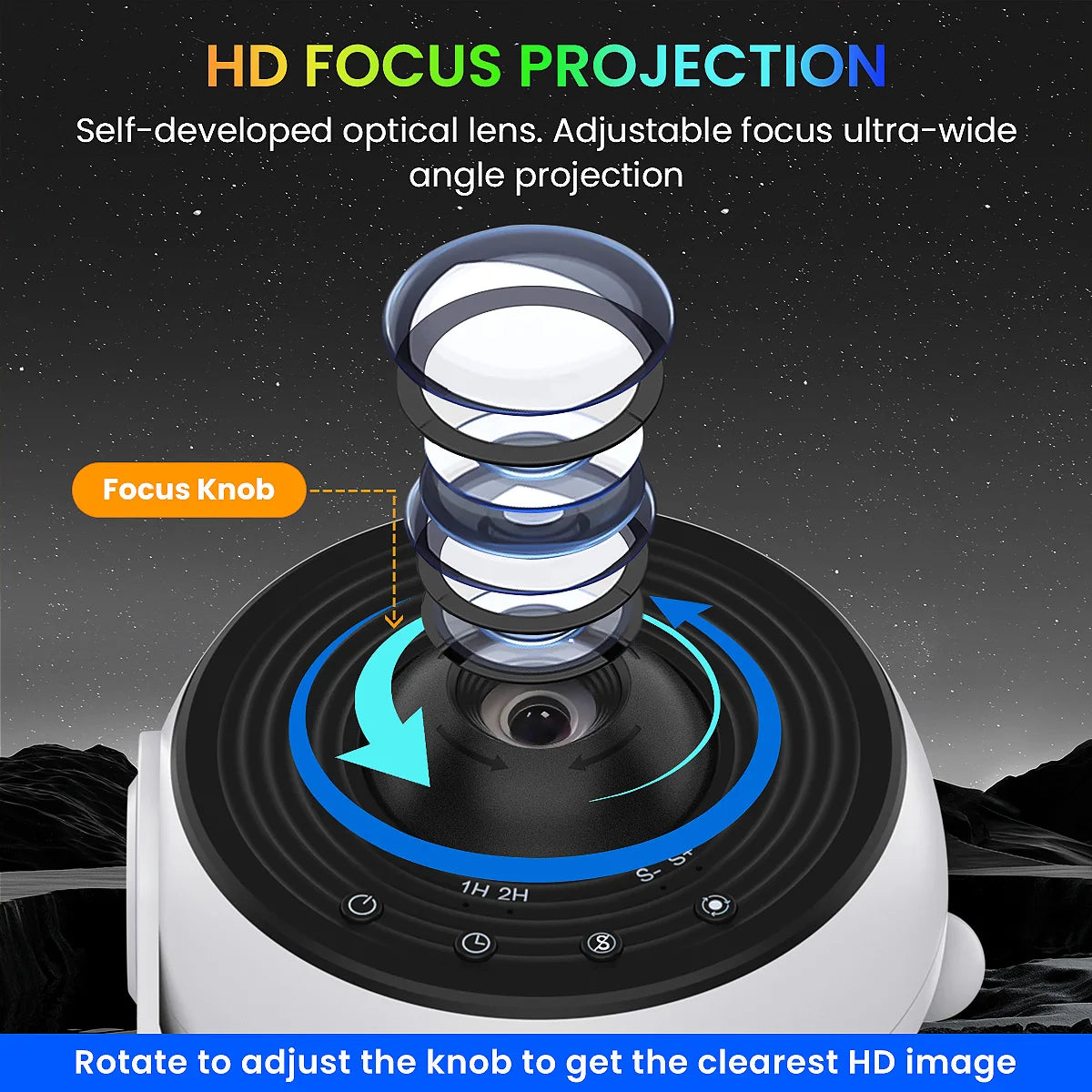 Mexllex Galaxy Starry Planetarium Projector Led Night Light