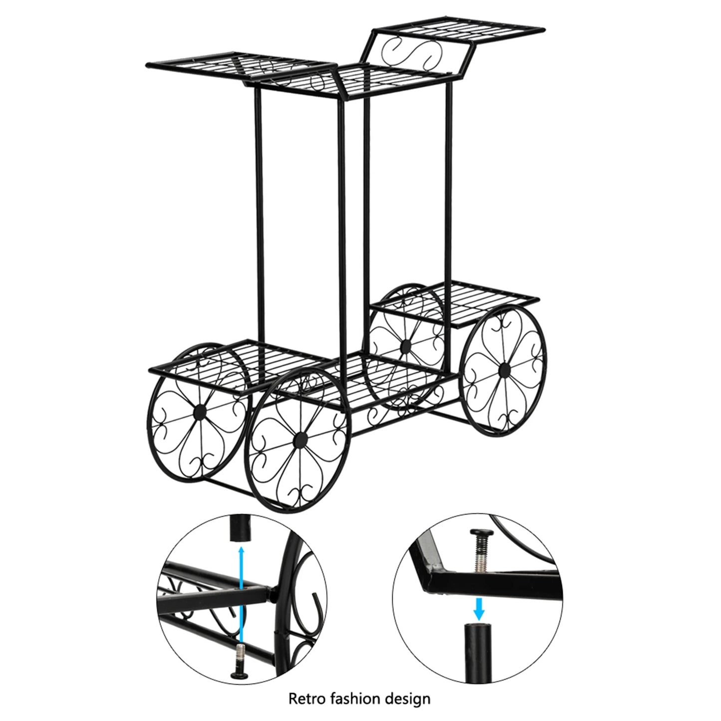 Hign-concerned 6 Tier Plant Stand Garden Rack Display